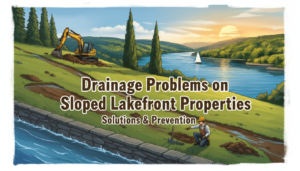 Drainage Problems on Sloped Lakefront Properties
